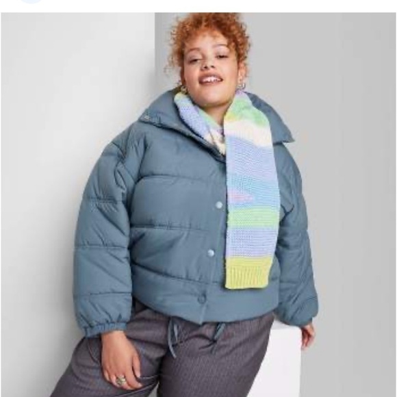Women's Duvet Puffer Jacket -
Wild Fable
Ionic sky new - Picture 3 of 5